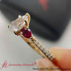 Load image into Gallery viewer, pear-accented-3-row-engagement-ring-with-ruby-in-yellow-gold-fd9982ror-fancy-1-yg