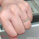 Load image into Gallery viewer, pear-and-round-cluster-anniversary-band-in-yellow-gold-fd9174b-0-50-ct-fancy-2-yg