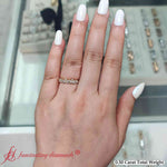 Load image into Gallery viewer, pear-and-round-cluster-anniversary-band-in-yellow-gold-fd9174b-0-50-ct-fancy-3-yg