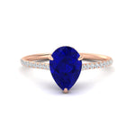 Load image into Gallery viewer, pear-blue-sapphire-and-round-diamond-under-halo-promise-ring-in-rose-gold-FD9788PERGSABL-NL-RG.jpg