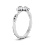 Load image into Gallery viewer, pear-crown-halo-diamond-engagement-ring-in-FD10008PERANGLE3-NL-WG-Box