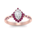 Load image into Gallery viewer, pear-crown-halo-pink-sapphire-engagement-ring-in-FD10008PERGSADRPIANGLE3-NL-RG