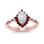 Load image into Gallery viewer, pear-crown-halo-ruby-engagement-ring-in-FD10008PERGRUDRANGLE3-NL-RG