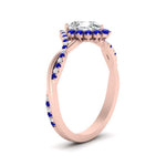 Load image into Gallery viewer, pear-crown-halo-sapphire-engagement-ring-in-FD10008PERGSABLANGLE3-NL-RG