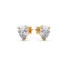 Load image into Gallery viewer, One Carat Diamond Pear Cut 3 Prong Earring