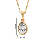 Load image into Gallery viewer, pear-cut-diamond-solitaire-teardrop-pendant-in-yellow-gold-fdpd10538peangle1-4-00ct-nl-yg-hw