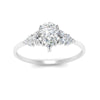 Load image into Gallery viewer, pear-cut-man-made-diamond-ring-with-marquise-stone-accents-in-white-gold-FD9933PERANGLE5-NL-WG.jpg?v=1769496513