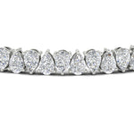 Load image into Gallery viewer, Pear Diamond 14 Ct Tennis Bracelet