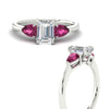 Load image into Gallery viewer, pear-diamond-cathedral-emerald-cut-engagement-ring-with-pink-sapphire-in-white-gold-fdenr9210emrgsadrpiangle3-nl-wg.jpg?v=1758097711