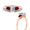 Load image into Gallery viewer, pear-diamond-cathedral-emerald-cut-engagement-ring-with-ruby-in-rose-gold-fdenr9210emrgrudrangle3-nl-rg.jpg?v=1758097711