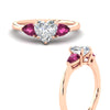Load image into Gallery viewer, pear-diamond-cathedral-heart-shaped-engagement-ring-with-pink-sapphire-in-rose-gold-fdenr9210htrgsadrpiangle3-nl-rg?v=1758096795