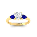 Load image into Gallery viewer, pear-diamond-cathedral-heart-shaped-engagement-ring-with-sapphire-in-yellow-gold-fdenr9210htrgsablangle5-nl-yg