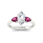 Load image into Gallery viewer, pear-diamond-cathedral-marquise-cut-engagement-ring-with-pink-sapphire-in-white-gold-fdenr9210mqrgsadrpiangle5-nl-wg.jpg?v=1758088108