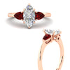 Load image into Gallery viewer, pear-diamond-cathedral-marquise-cut-engagement-ring-with-ruby-in-rose-gold-fdenr9210mqrgrudrangle3-nl-rg