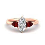 Load image into Gallery viewer, pear-diamond-cathedral-marquise-cut-engagement-ring-with-ruby-in-rose-gold-fdenr9210mqrgrudrsleep-nl-rg_1e27fa35-2a9e-40d8-a930-b68e49848e7d.jpg?v=1758088108