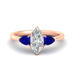 Load image into Gallery viewer, pear-diamond-cathedral-marquise-cut-engagement-ring-with-sapphire-in-rose-gold-fdenr9210mqrgsablsleep-nl-rg_17d88052-6d8d-45cb-9dc5-1883c471c773.jpg?v=1758088108
