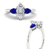 Load image into Gallery viewer, pear-diamond-cathedral-marquise-cut-engagement-ring-with-sapphire-in-white-gold-fdenr9210mqrgsablangle3-nl-wg