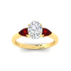 Load image into Gallery viewer, pear-diamond-cathedral-oval-shaped-engagement-ring-with-ruby-in-yellow-gold-fdenr9210ovrgrudrangle5-nl-yg.jpg?v=1758087322