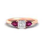 Load image into Gallery viewer, pear-diamond-cathedral-princess-cut-engagement-ring-with-pink-sapphire-in-rose-gold-fdenr9210prrgsadrpisleep-nl-rg_c0956ee6-490f-4bff-aee9-302edfbe3506.jpg?v=1758084625