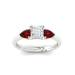 Load image into Gallery viewer, pear-diamond-cathedral-princess-cut-engagement-ring-with-ruby-in-white-gold-fdenr9210prrgrudrangle5-nl-wg.jpg?v=1758084928