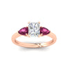 Load image into Gallery viewer, pear-diamond-cathedral-radiant-cut-engagement-ring-with-pink-sapphire-in-rose-gold-fdenr9210rargsadrpiangle5-nl-rg
