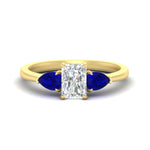 Load image into Gallery viewer, pear-diamond-cathedral-radiant-cut-engagement-ring-with-sapphire-in-yellow-gold-fdenr9210rargsablsleep-nl-yg