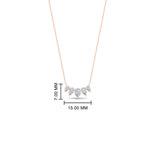 Load image into Gallery viewer, pear-diamond-graduating-gold-necklace-in-rose-gold-FD-PD11130PE-0.50CT-ANGLE1-NL-RG-HW