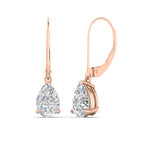 Load image into Gallery viewer, pear-diamond-lever-back-4-carat-earrings-in-rose-gold-FDEAR11236PE-4.00CT-NL-RG.jpg