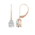 Load image into Gallery viewer, pear-diamond-lever-back-4-carat-earrings-in-rose-gold-FDEAR11236PE-4.00CT-NL-RG.jpg