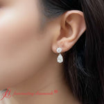 Load image into Gallery viewer, pear-drop-2-stone-earring-white-gold-fdear8386-model-640-2