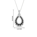 Load image into Gallery viewer, pear-drop-black-diamond-cluster-pendant-in-white-gold-fdpd11558gblackangle1-nl-wg-hw.jpg?v=1771312406