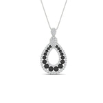 Load image into Gallery viewer, pear-drop-black-diamond-cluster-pendant-in-white-gold-fdpd11558gblackangle1-nl-wg.jpg?v=1771312407