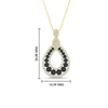 Load image into Gallery viewer, pear-drop-black-diamond-cluster-pendant-in-yellow-gold-fdpd11558gblackangle1-nl-yg-hw.jpg?v=1771312407