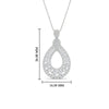 Load image into Gallery viewer, pear-drop-diamond-cluster-pendant-in-platinum-fdpd11558angle1-nl-wg-hw.jpg?v=1771315429