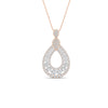 Load image into Gallery viewer, pear-drop-diamond-cluster-pendant-in-rose-gold-fdpd11558angle1-nl-rg.jpg?v=1771312407