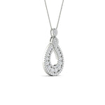 Load image into Gallery viewer, pear-drop-diamond-cluster-pendant-in-white-gold-fdpd11558angle3-nl-wg.jpg?v=1771312407