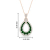 Load image into Gallery viewer, pear-drop-emerald-cluster-pendant-in-rose-gold-fdpd11558gemgrangle1-nl-rg-hw.jpg?v=1771312406