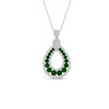 Load image into Gallery viewer, pear-drop-emerald-cluster-pendant-in-white-gold-fdpd11558gemgrangle1-nl-wg.jpg?v=1771312406