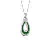 Load image into Gallery viewer, pear-drop-emerald-cluster-pendant-in-white-gold-fdpd11558gemgrangle3-nl-wg.jpg?v=1771312406