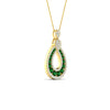 Load image into Gallery viewer, pear-drop-emerald-cluster-pendant-in-yellow-gold-fdpd11558gemgrangle3-nl-yg.jpg?v=1771312406