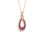 Load image into Gallery viewer, pear-drop-pink-sapphire-cluster-pendant-in-rose-gold-fdpd11558gsadrpiangle3-nl-rg.jpg?v=1771312406