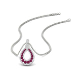 Load image into Gallery viewer, pear-drop-pink-sapphire-cluster-pendant-in-white-gold-fdpd11558gsadrpi-nl-wg.jpg?v=1771312407
