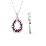 Load image into Gallery viewer, pear-drop-pink-sapphire-cluster-pendant-in-white-gold-fdpd11558gsadrpiangle2-nl-wg.jpg?v=1771312406