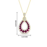 Load image into Gallery viewer, pear-drop-pink-sapphire-cluster-pendant-in-yellow-gold-fdpd11558gsadrpiangle1-nl-yg-hw.jpg?v=1771312407