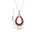 Load image into Gallery viewer, pear-drop-ruby-cluster-pendant-in-rose-gold-fdpd11558grudrangle1-nl-rg-hw.jpg?v=1771312406