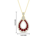 Load image into Gallery viewer, pear-drop-ruby-cluster-pendant-in-yellow-gold-fdpd11558grudrangle1-nl-yg-hw.jpg?v=1771312407