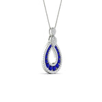 Load image into Gallery viewer, pear-drop-sapphire-cluster-pendant-in-white-gold-fdpd11558gsablangle3-nl-wg.jpg?v=1771312406
