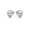 Load image into Gallery viewer, Half Carat Diamond Pear Drop Stud Bezel Earring
