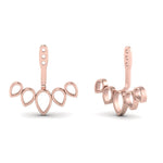 Load image into Gallery viewer, pear-earlobe-earring-jacket-in-rose-gold-FDEAR86928ANGLE2-NL-RG