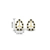 Load image into Gallery viewer, pear-halo-earring-black-diamond-for-1-carat-jackets-in-yellow-gold-fdearpe9677gblackangle2-1.00ct-nl-yg-hw.jpg?v=1763036620